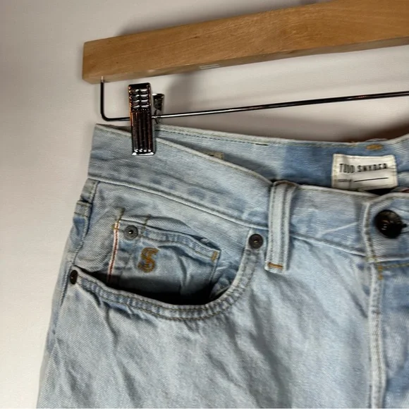 Todd Snyder Light Blue Straight Men Jeans - Picture 2 of 9